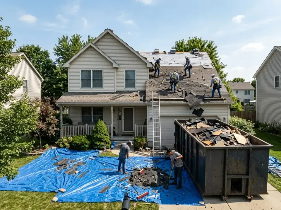 roof-replacement-debris-remova-004 — frequently asked questions, Cheapest Dumpster Rentals in Lampasas, TX